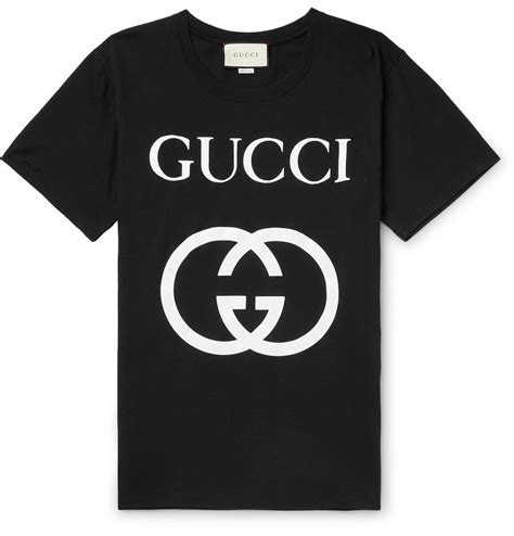 t shirt gucci nera|gucci jersey t shirt.